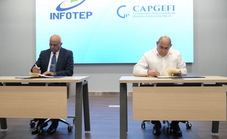 INFOTEP y CAPGEFI amplían el alcance para la formar al sector empresarial en política y gestión fiscal