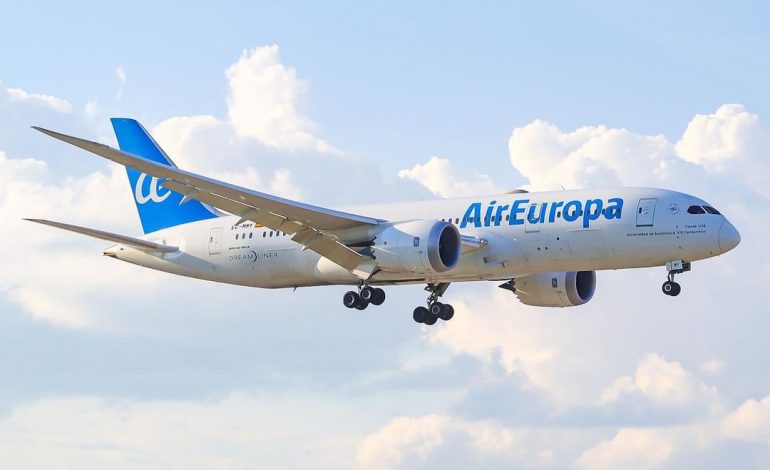 Air Europa ocupa primer lugar como aerolínea más puntual de Europa en Mayo