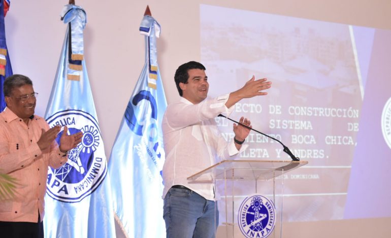  Wellington Arnaud: Gobierno  inicia proceso solución saneamiento Boca Chica, Andrés y La Caleta