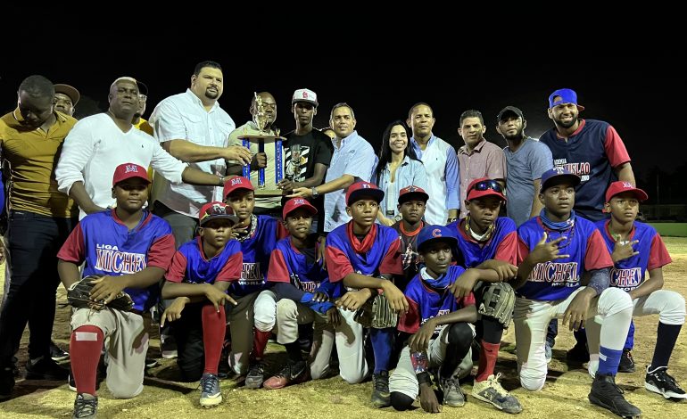 Equipo de la Academia Michel Morla de Nigua gana la Primera Copa de Béisbol Infantil Fundación Refidomsa