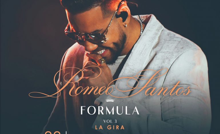 Romeo Santos, “El Rey de la Bachata”, presentará en Puerto Rico su gira “Fórmula Vol. 3”
