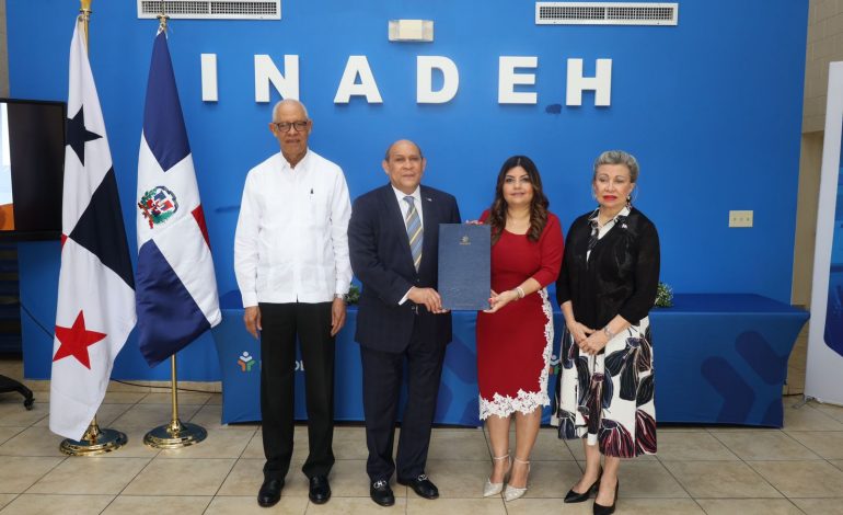 INFOTEP e INADEH de Panamá firman memorando de entendimiento para fortalecer gestión de formación profesional