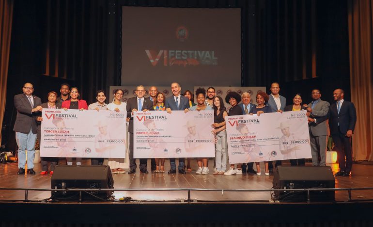 El ITSC entrega premios a ganadores del VI Festival de Danza y Teatro de Estudios Superiores