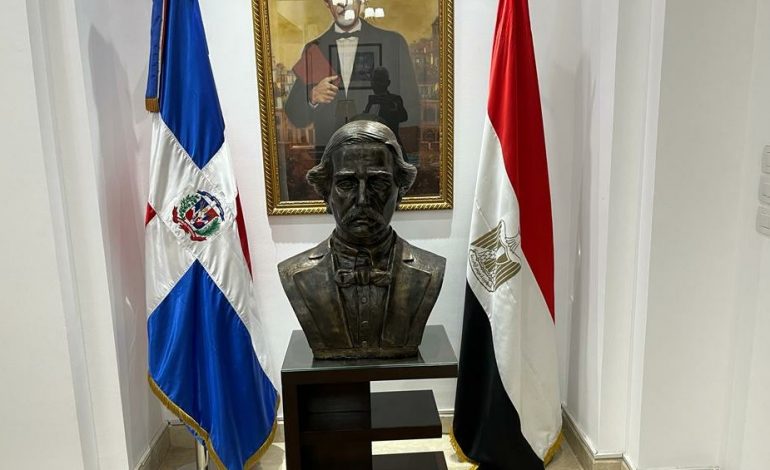 Embajada de RD en Egipto develará primer busto oficial del prócer Juan Pablo Duarte en África
