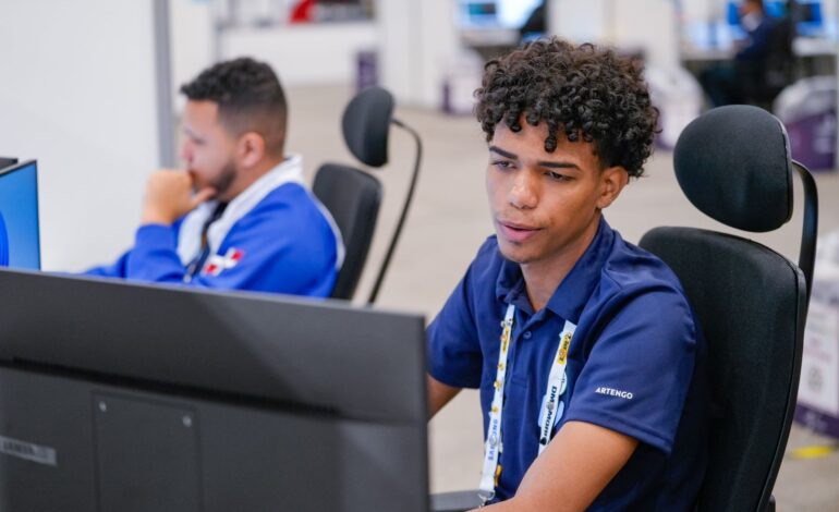  Inician competencia en la WorldSkills Lyon 2024, cuatro jóvenes formado por INFOTEP demuestran sus habilidades