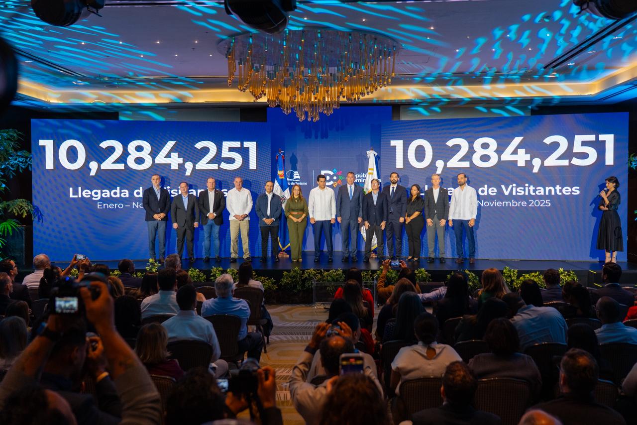 República Dominicana recibe 10.2 millones de visitantes en 11 meses.