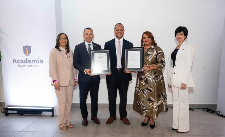 Banreservas obtiene certificación ISO 9001 en macroproceso de Gestión de la Excelencia Operacional
